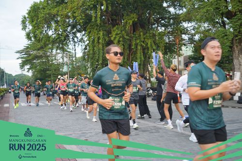 Race photo from Mangkunegaran Run 2025