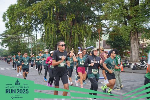 Race photo from Mangkunegaran Run 2025