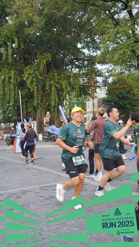 Race photo from Mangkunegaran Run 2025
