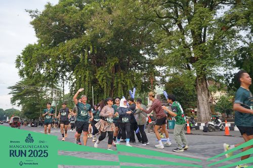 Race photo from Mangkunegaran Run 2025