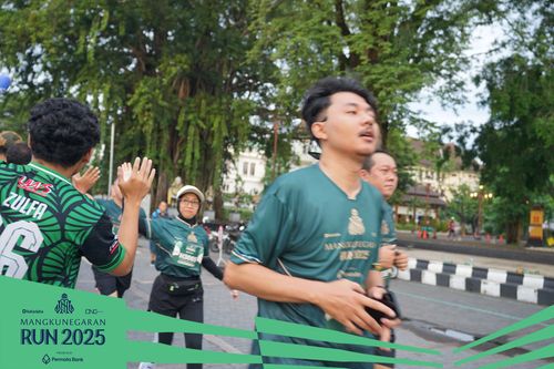 Race photo from Mangkunegaran Run 2025