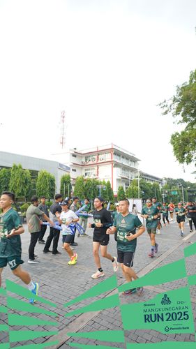 Race photo from Mangkunegaran Run 2025