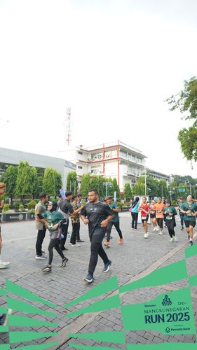 Race photo from Mangkunegaran Run 2025