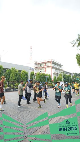 Race photo from Mangkunegaran Run 2025