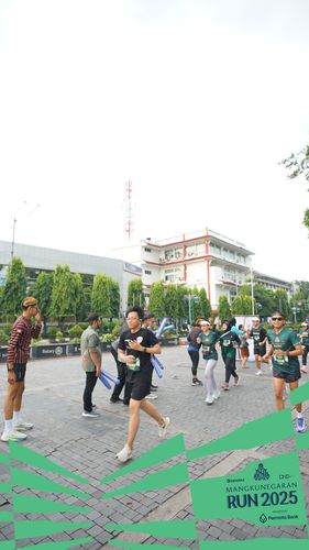 Race photo from Mangkunegaran Run 2025