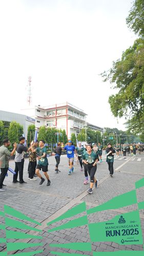 Race photo from Mangkunegaran Run 2025