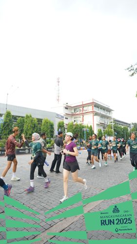 Race photo from Mangkunegaran Run 2025