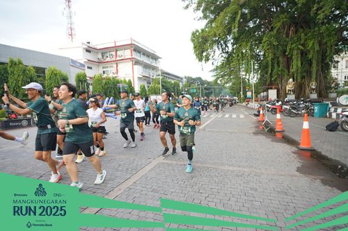 Race photo from Mangkunegaran Run 2025