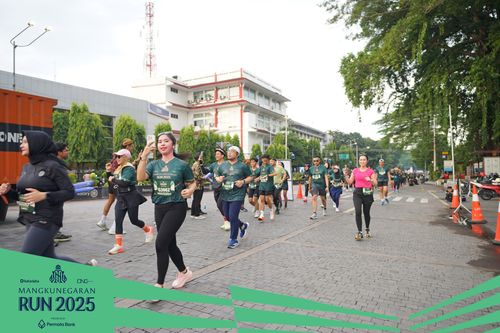 Race photo from Mangkunegaran Run 2025