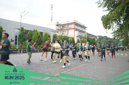 Race photo from Mangkunegaran Run 2025