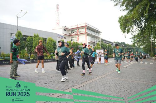 Race photo from Mangkunegaran Run 2025