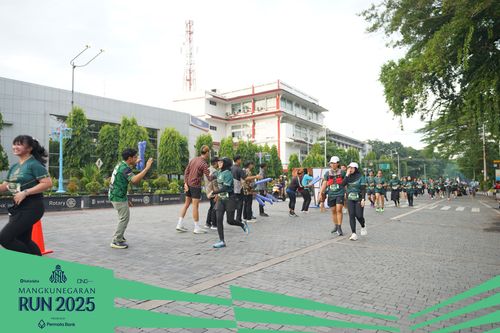 Race photo from Mangkunegaran Run 2025