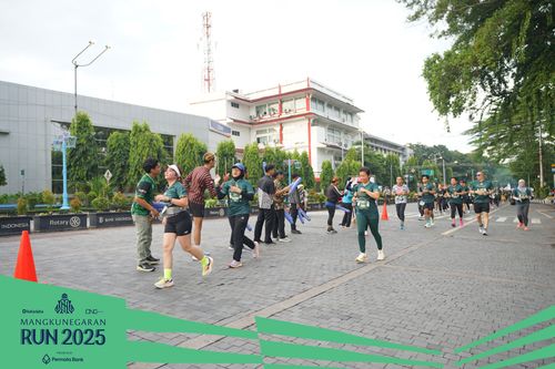 Race photo from Mangkunegaran Run 2025