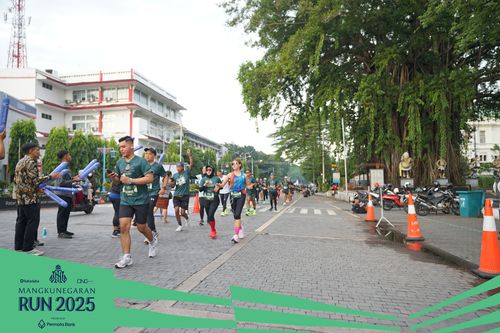 Race photo from Mangkunegaran Run 2025