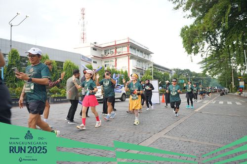 Race photo from Mangkunegaran Run 2025