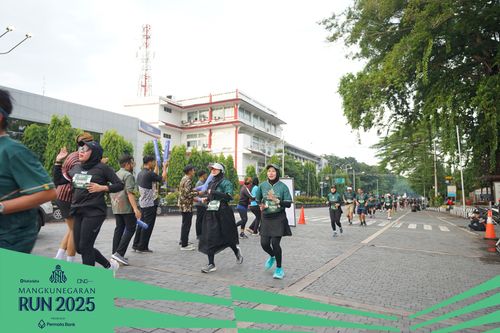 Race photo from Mangkunegaran Run 2025