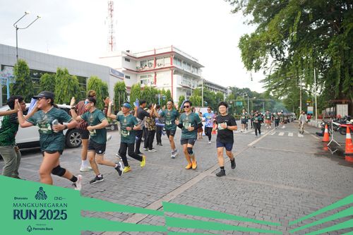 Race photo from Mangkunegaran Run 2025