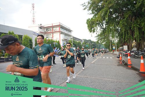 Race photo from Mangkunegaran Run 2025