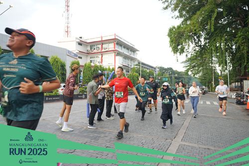 Race photo from Mangkunegaran Run 2025
