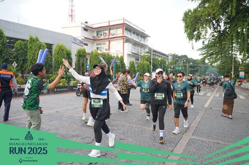 Race photo from Mangkunegaran Run 2025