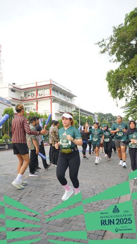 Race photo from Mangkunegaran Run 2025