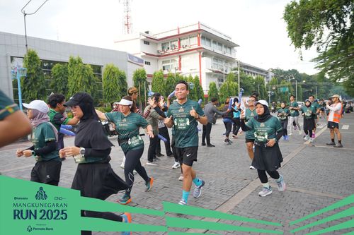 Race photo from Mangkunegaran Run 2025