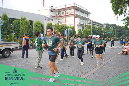Race photo from Mangkunegaran Run 2025