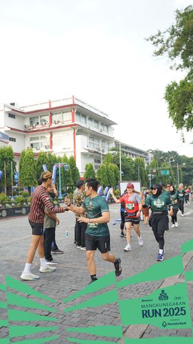 Race photo from Mangkunegaran Run 2025