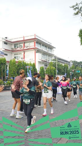 Race photo from Mangkunegaran Run 2025
