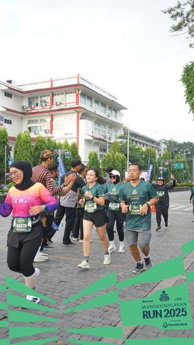 Race photo from Mangkunegaran Run 2025