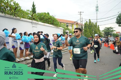 Race photo from Mangkunegaran Run 2025