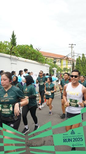 Race photo from Mangkunegaran Run 2025