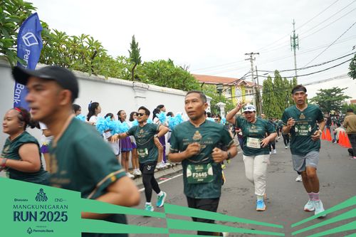 Race photo from Mangkunegaran Run 2025