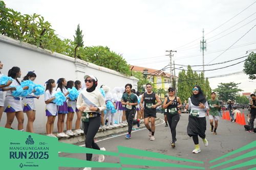 Race photo from Mangkunegaran Run 2025