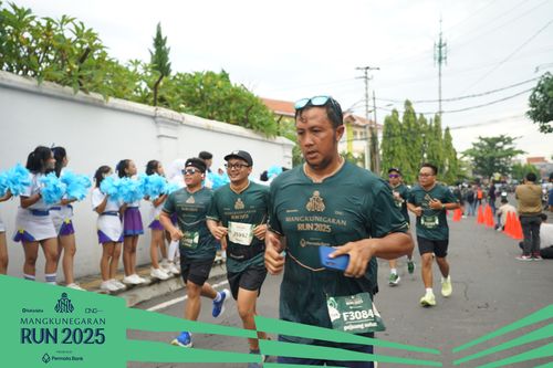 Race photo from Mangkunegaran Run 2025