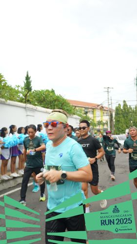 Race photo from Mangkunegaran Run 2025