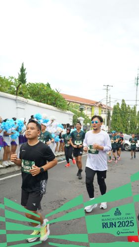 Race photo from Mangkunegaran Run 2025