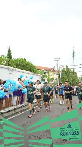 Race photo from Mangkunegaran Run 2025