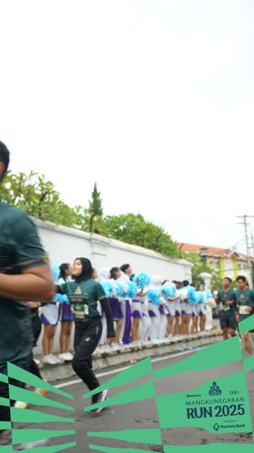 Race photo from Mangkunegaran Run 2025