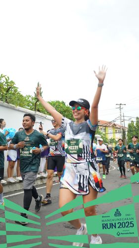 Race photo from Mangkunegaran Run 2025