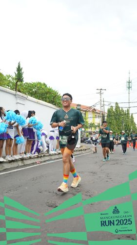 Race photo from Mangkunegaran Run 2025