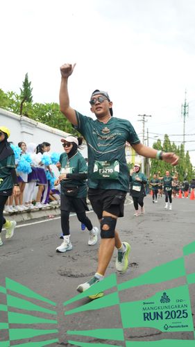 Race photo from Mangkunegaran Run 2025