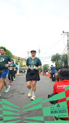 Race photo from Mangkunegaran Run 2025
