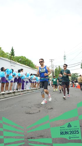 Race photo from Mangkunegaran Run 2025