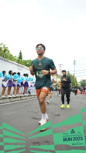 Race photo from Mangkunegaran Run 2025