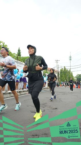 Race photo from Mangkunegaran Run 2025