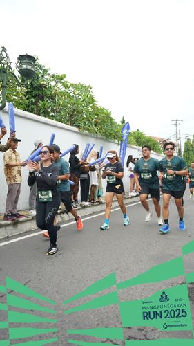 Race photo from Mangkunegaran Run 2025