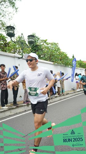 Race photo from Mangkunegaran Run 2025