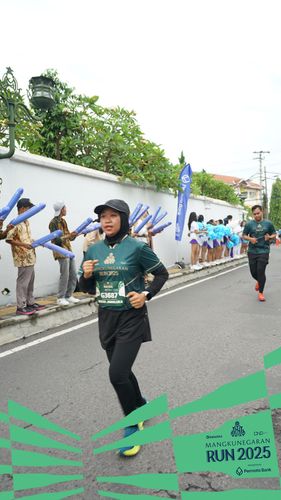 Race photo from Mangkunegaran Run 2025