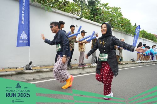 Race photo from Mangkunegaran Run 2025
